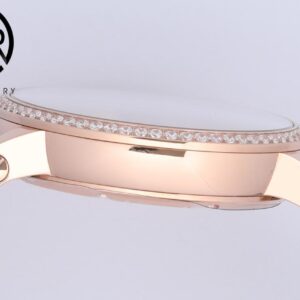 CARTIER ROTONDE HPI00593 REPLICA WATCHES ROSE GOLD CASE RHINESTONE BROWN LEATHER STRAP BBR FACTORY 40MM 3 ĐỒNG HỒ NAM CARTIER ROTONDE HPI00593 REPLICA CAO CẤP NHÀ MÁY BBR DÂY DA NÂU 40MM