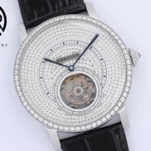 CARTIER ROTONDE HPI00592 REPLICA WATCHES RHINESTONE FULL DIAL BBR FACTORY 40MM 1 ĐỒNG HỒ NAM CARTIER ROTONDE HPI00592 REPLICA 1:1 NHÀ MÁY BBR ĐÍNH ĐÁ 40MM
