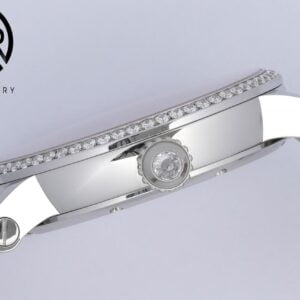 CARTIER ROTONDE HPI00593 BEST COPIES WATCHES BLACK LEATHER STRAP BBR FACTORY 40MM 4 ĐỒNG HỒ NAM CARTIER ROTONDE HPI00593 REPLICA CAO CẤP NHÀ MÁY BBR DÂY DA ĐEN 40MM