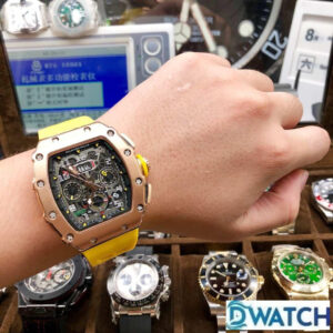 ĐỒNG HỒ NAM RICHARD MILLE RM11-03 SUPER FAKE DÂY ĐEO VÀNG CÁ TÍNH 40MM 5 ĐỒNG HỒ NAM RICHARD MILLE RM11-03 SUPER FAKE DÂY ĐEO VÀNG CÁ TÍNH 40MM