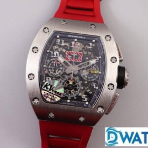 ĐỒNG HỒ NAM RICHARD MILLE RM011 REPLICA 11 NHÀ MÁY KV ĐAY ĐEO ĐỎ 40MM 2 ĐỒNG HỒ NAM RICHARD MILLE RM011 REPLICA 11 NHÀ MÁY KV ĐAY ĐEO ĐỎ 40MM