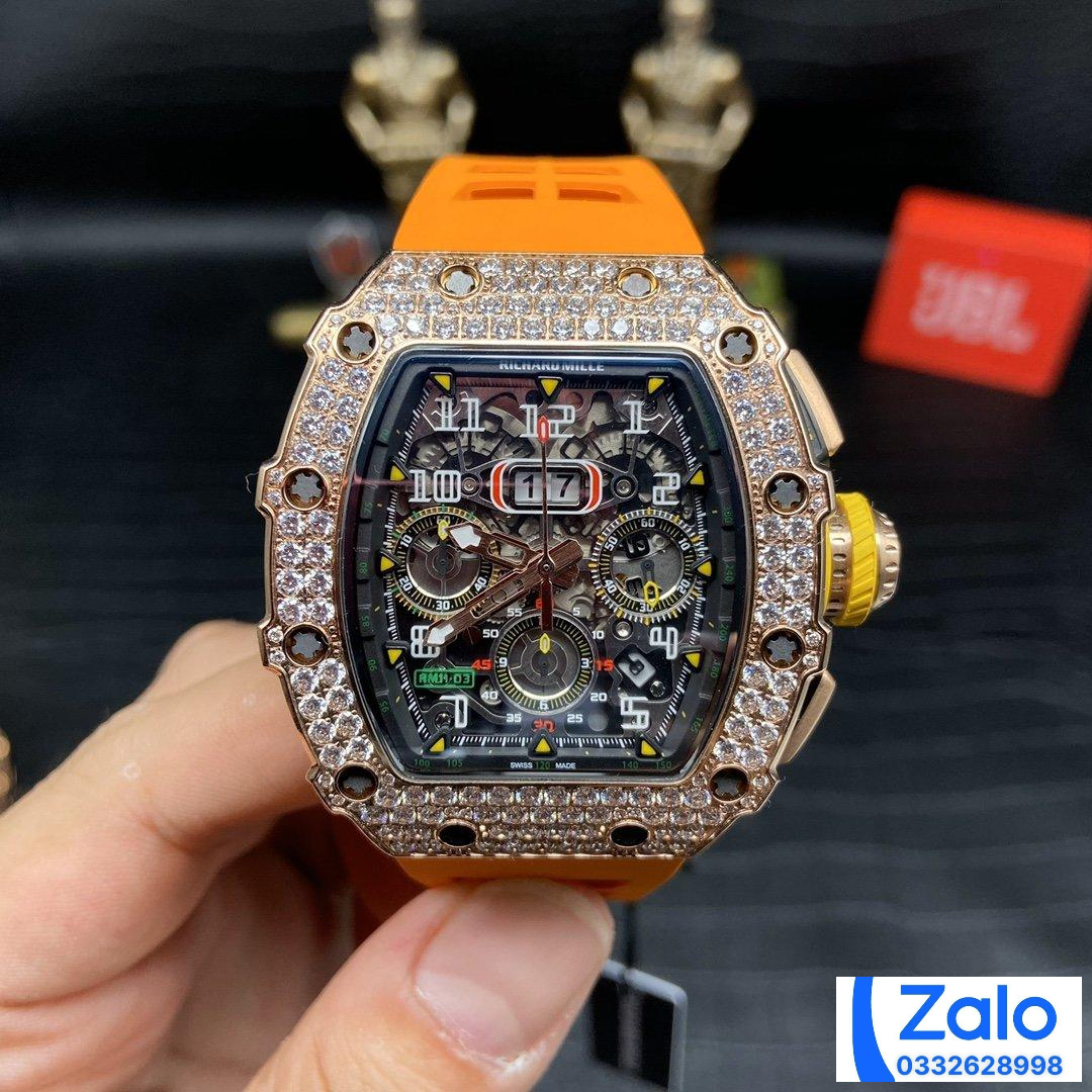 ĐỒNG HỒ NAM RICHARD MILLE RM11-03 REPLICA 11 NHÀ MÁY Z VÀNG HỒNG 44MM ĐỒNG HỒ NAM RICHARD MILLE RM11-03 REPLICA 11 NHÀ MÁY Z VÀNG HỒNG 44MM