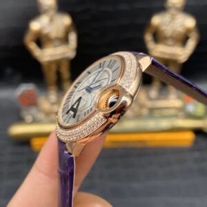 ĐỒNG HỒ NỮ CARTIER BALLON BLUE WE902066 FAKE 1:1 NHÀ MÁY V6 VÀNG HỒNG 33MM 3 ĐỒNG HỒ NỮ CARTIER BALLON BLUE WE902066 FAKE 1:1 NHÀ MÁY V6 VÀNG HỒNG 33MM