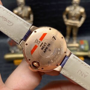 ĐỒNG HỒ NỮ CARTIER BALLON BLUE WE902066 FAKE 1:1 NHÀ MÁY V6 VÀNG HỒNG 33MM 4 ĐỒNG HỒ NỮ CARTIER BALLON BLUE WE902066 FAKE 1:1 NHÀ MÁY V6 VÀNG HỒNG 33MM