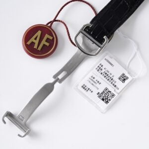 CARTIER BALLON BLEU WSBB0027 COPIES WATCHES BLACK DIAL LEATHER STRAP AF FACTORY 42MM 5 ĐỒNG HỒ NAM CARTIER BALLON BLEU WSBB0027 FAKE CAO CẤP NHÀ MÁY AF DÂY ĐEO ĐEN 42MM