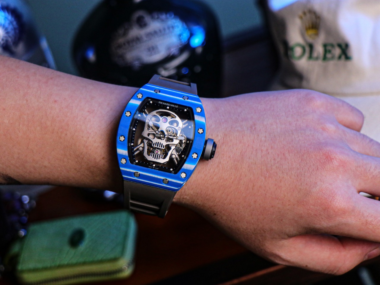 ĐỒNG HỒ NAM RICHARD MILLE RM052 REPLICA CAO CẤP NHÀ MÁY JB MÀU XANH 44MM ĐỒNG HỒ NAM RICHARD MILLE RM052 REPLICA CAO CẤP NHÀ MÁY JB MÀU XANH 44MM