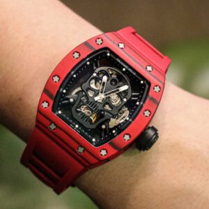 ĐỒNG HỒ NAM RICHARD MILLE RM052 REPLICA 11 NHÀ MÁY JB MÀU ĐỎ 44MM 5 ĐỒNG HỒ NAM RICHARD MILLE RM052 REPLICA 11 NHÀ MÁY JB MÀU ĐỎ 44MM