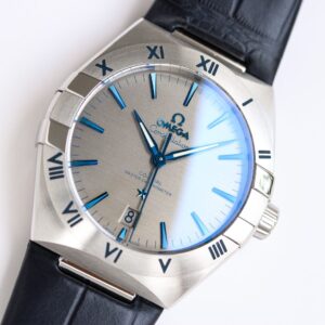 ĐỒNG HỒ UNISEX OMEGA CONSTELLATION FAKE 11 NHÀ MÁY OR CỌC SỐ XANH 39MM 2 ĐỒNG HỒ UNISEX OMEGA CONSTELLATION FAKE 11 NHÀ MÁY OR CỌC SỐ XANH 39MM