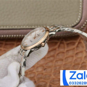ĐỒNG HỒ NỮ OMEGA DE VILLE FAKE 11 NHÀ MÁY VK VIỀN TRƠN VÀNG HỒNG 27MM 3 ĐỒNG HỒ NỮ OMEGA DE VILLE FAKE 11 NHÀ MÁY VK VIỀN TRƠN VÀNG HỒNG 27MM