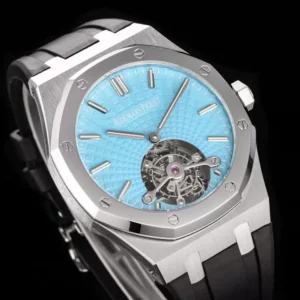 AUDEMARS PIGUET BEST COPIES WATCH ROYAL OAK R8 FACTORY RUBBER STRAP 41MM 1 ĐỒNG HỒ AUDEMARS PIGUET ROYAL OAK REPLICA 11 NHÀ MÁY R8 DÂY CAO SU 41MM