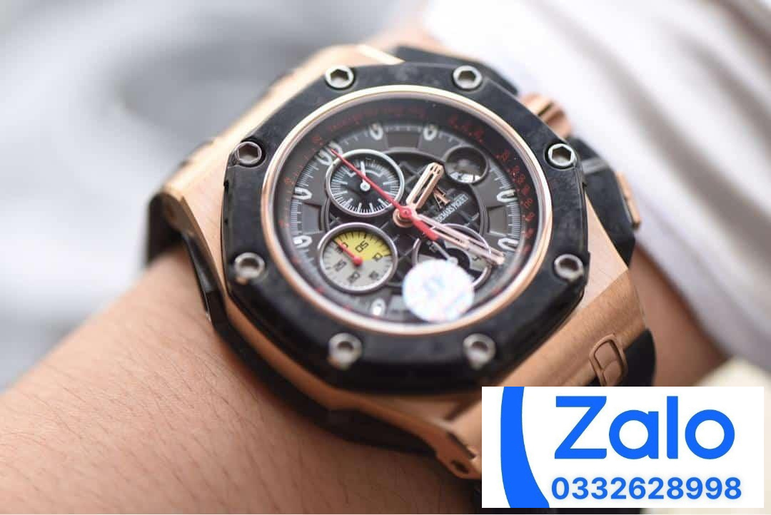 ĐỒNG HỒ AUDEMARS PIGUET ROYAL OAK OFFSHORE 26290RO REPLICA NHÀ MÁY JF 44MM ĐỒNG HỒ AUDEMARS PIGUET ROYAL OAK OFFSHORE 26290RO REPLICA NHÀ MÁY JF 44MM
