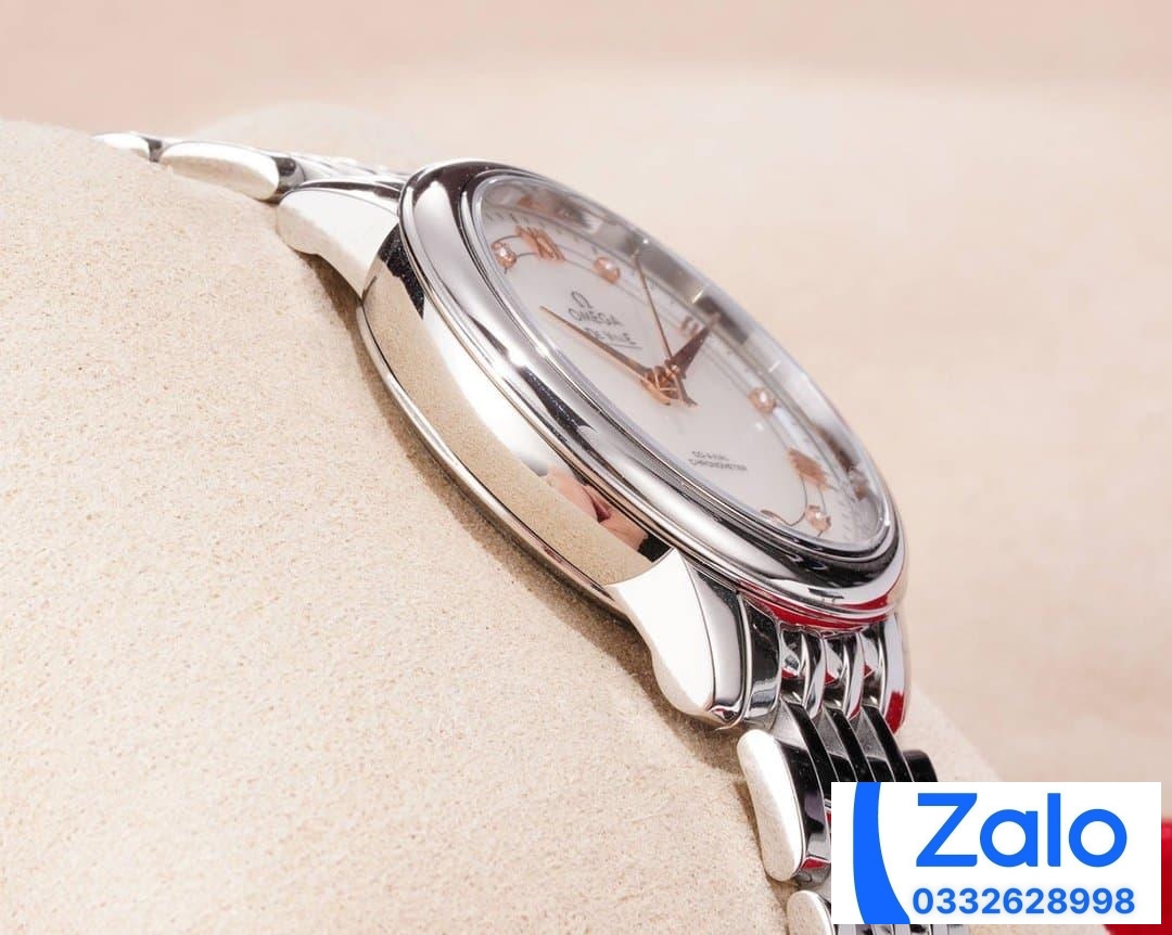 ĐỒNG HỒ NỮ OMEGA DE VILLE FAKE 11 NHÀ MÁY UVS FACTORY VÀNG HỒNG 32.7MM ĐỒNG HỒ NỮ OMEGA DE VILLE FAKE 11 NHÀ MÁY UVS FACTORY VÀNG HỒNG 32.7MM