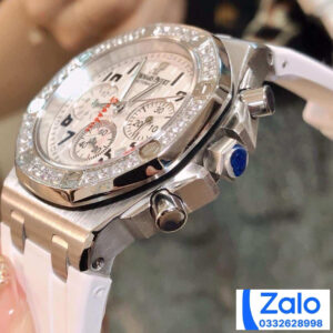 ĐỒNG HỒ NỮ AUDEMARS PIGUET ROYAL OAK OFFSHORE 26236 FAKE MÀU TRẮNG 37MM 2 ĐỒNG HỒ NỮ AUDEMARS PIGUET ROYAL OAK OFFSHORE 26236 FAKE MÀU TRẮNG 37MM