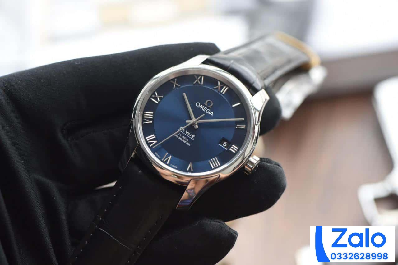 ĐỒNG HỒ NAM OMEGA DE VILLE SUPER FAKE NHÀ MÁY VS CỌC SỐ LA MÃ 41MM ĐỒNG HỒ NAM OMEGA DE VILLE SUPER FAKE NHÀ MÁY VS CỌC SỐ LA MÃ 41MM