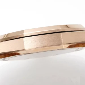 AUDEMARS PIGUET BEST COPIES WATCH ROYAL OAK APS FACTORY ROSE GOLD CASE BLACK DIAL 41MM 2 ĐỒNG HỒ AUDEMARS PIGUET ROYAL OAK REP 1:1 NHÀ MÁY APS ROSE GOLD 41MM