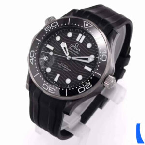 ĐỒNG HỒ NAM OMEGA SEAMASTER FAKE CAO CẤP NHÀ MÁY OM DÂY CAO SU ĐEN 45MM 3 ĐỒNG HỒ NAM OMEGA SEAMASTER FAKE CAO CẤP NHÀ MÁY OM DÂY CAO SU ĐEN 45MM