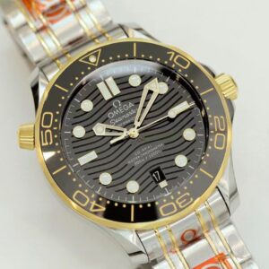 ĐỒNG HỒ NAM OMEGA SEAMASTER FAKE CAO CẤP NHÀ MÁY OR VIỀN VÀNG 42MM 2 ĐỒNG HỒ NAM OMEGA SEAMASTER FAKE CAO CẤP NHÀ MÁY OR VIỀN VÀNG 42MM