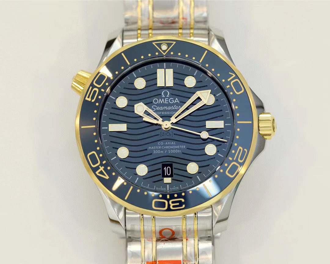 ĐỒNG HỒ NAM OMEGA SEAMASTER SUPER FAKE NHÀ MÁY OR VÀNG GOLD 42MM ĐỒNG HỒ NAM OMEGA SEAMASTER SUPER FAKE NHÀ MÁY OR VÀNG GOLD 42MM
