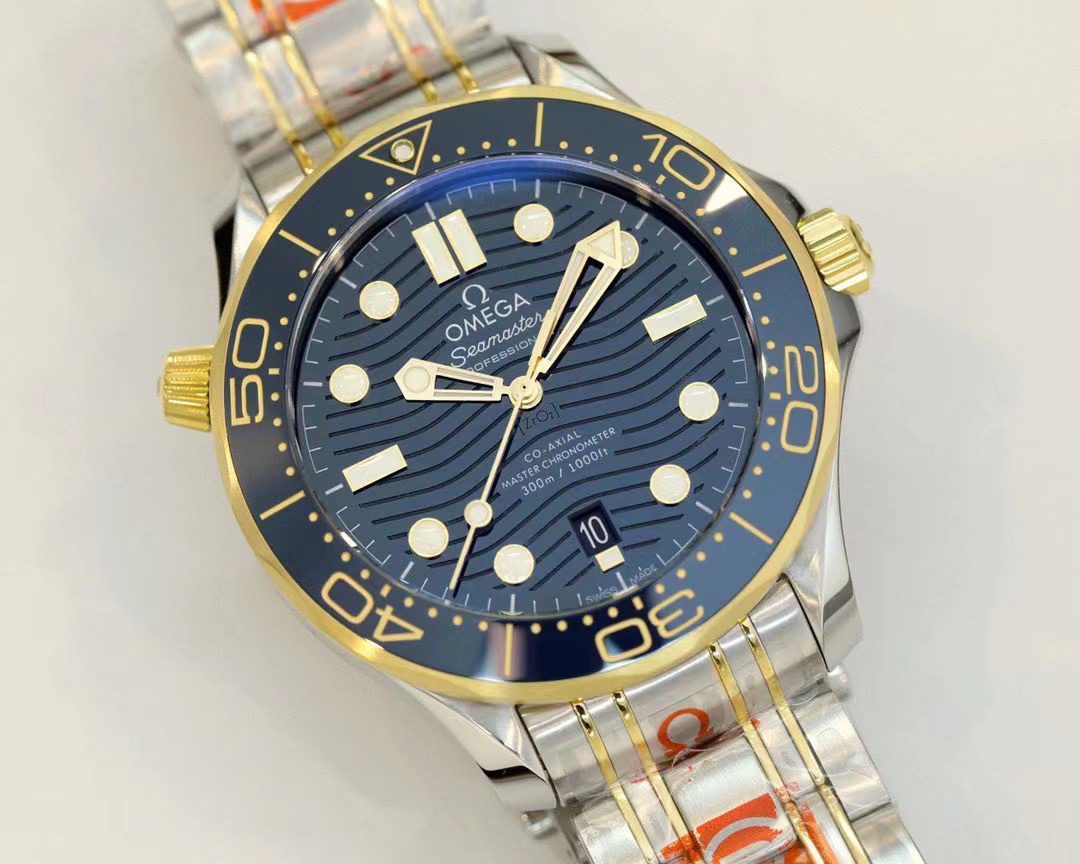 ĐỒNG HỒ NAM OMEGA SEAMASTER SUPER FAKE NHÀ MÁY OR VÀNG GOLD 42MM ĐỒNG HỒ NAM OMEGA SEAMASTER SUPER FAKE NHÀ MÁY OR VÀNG GOLD 42MM