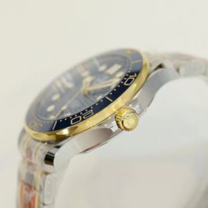 ĐỒNG HỒ NAM OMEGA SEAMASTER SUPER FAKE NHÀ MÁY OR VÀNG GOLD 42MM 3 ĐỒNG HỒ NAM OMEGA SEAMASTER SUPER FAKE NHÀ MÁY OR VÀNG GOLD 42MM