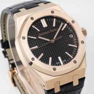 AUDEMARS PIGUET HIGH END WATCH REPLICAS ROYAL OAK APS FACTORY BLACK DIAL 41MM 1 ĐỒNG HỒ AUDEMARS PIGUET ROYAL OAK REPLICA CAO CẤP NHÀ MÁY APS BLACK 41MM