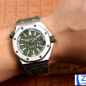 ĐỒNG HỒ NAM AUDEMARS PIGUET ROYAL OAK OFFSHORE 15710 REP 11 NHÀ MÁY JF XANH 42MM 6 ĐỒNG HỒ NAM AUDEMARS PIGUET ROYAL OAK OFFSHORE 15710 REP 11 NHÀ MÁY JF XANH 42MM