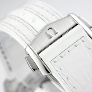 OMEGA SEAMASTER LUXURY FAKE WATCHES WHITE BEZEL AND DIAL LEATHER COVER RUBBER STRAP VS FACTORY 39.5MM 5 ĐỒNG HỒ NỮ OMEGA SEAMASTER FAKE CAO CẤP NHÀ MÁY VS FACTORY WHITE 39.5MM
