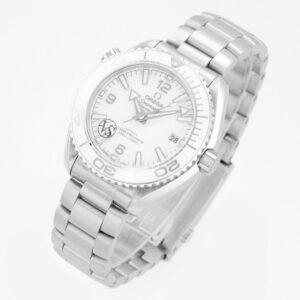 OMEGA SEAMASTER HIGH END WATCH REPLICAS WHITE DIAL BEZEL STAINLESS STEEL VS FACTORY 39.5MM 1 ĐỒNG HỒ NỮ OMEGA SEAMASTER FAKE 11 NHÀ MÁY VS MÀU TRẮNG DÂY THÉP 39.5MM