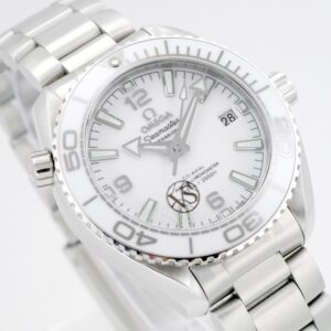 ĐỒNG HỒ NỮ OMEGA SEAMASTER FAKE 11 NHÀ MÁY VS MÀU TRẮNG DÂY THÉP 39.5MM