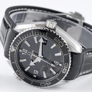 OMEGA SEAMASTER IMITATION WATCHES BLACK DIAL AND BEZEL RUBBER STRAP VS FACTORY 39.5MM 3 ĐỒNG HỒ NỮ OMEGA SEAMASTER FAKE 1:1 NHÀ MÁY VS NIỀNG BEZEL ĐEN 39.5MM