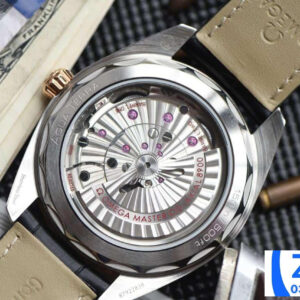 ĐỒNG HỒ NAM OMEGA SEAMASTER SUPER FAKE NHÀ MÁY XF VIỀN TRƠN VÀNG HỒNG 41MM 4 ĐỒNG HỒ NAM OMEGA SEAMASTER SUPER FAKE NHÀ MÁY XF VIỀN TRƠN VÀNG HỒNG 41MM