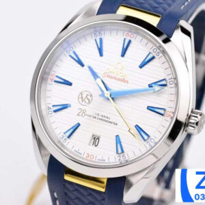 ĐỒNG HỒ NAM OMEGA SEAMASTER FAKE CAO CẤP NHÀ MÁY VS CỌC KIM XANH 41MM 1 ĐỒNG HỒ NAM OMEGA SEAMASTER FAKE CAO CẤP NHÀ MÁY VS CỌC KIM XANH 41MM