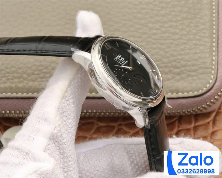 ĐỒNG HỒ NAM OMEGA DE VILLE SUPER FAKE NHÀ MÁY DV VIỀN TRƠN MÀU ĐEN 40MM ĐỒNG HỒ NAM OMEGA DE VILLE SUPER FAKE NHÀ MÁY DV VIỀN TRƠN MÀU ĐEN 40MM