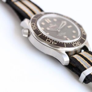 ĐỒNG HỒ NAM OMEGA SEAMASTER SUPER FAKE NHÀ MÁY OR FACTORY DÂY VẢI 42MM 3 ĐỒNG HỒ NAM OMEGA SEAMASTER SUPER FAKE NHÀ MÁY OR FACTORY DÂY VẢI 42MM