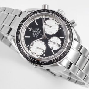 OMEGA SPEEDMASTER KNOCK OFF WATCHES BLACK DIAL AND BEZEL HR FACTORY 40MM 1 ĐỒNG HỒ NAM OMEGA SPEEDMASTER FAKE 1:1 NHÀ MÁY HR 6 KIM NỔI BẬT 40MM