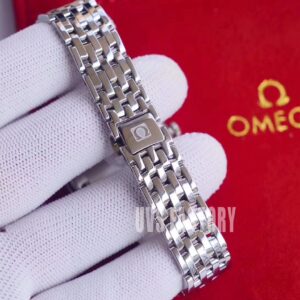 ĐỒNG HỒ NỮ OMEGA DE VILLE FAKE CAO CẤP NHÀ MÁY UVS MẶT SỐ GẤU 32MM 4 ĐỒNG HỒ NỮ OMEGA DE VILLE FAKE CAO CẤP NHÀ MÁY UVS MẶT SỐ GẤU 32MM