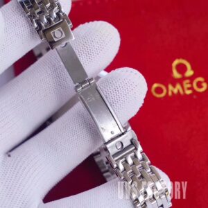 ĐỒNG HỒ NỮ OMEGA DE VILLE FAKE CAO CẤP NHÀ MÁY UVS MẶT SỐ GẤU 32MM 5 ĐỒNG HỒ NỮ OMEGA DE VILLE FAKE CAO CẤP NHÀ MÁY UVS MẶT SỐ GẤU 32MM