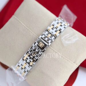 ĐỒNG HỒ NỮ OMEGA DE VILLE FAKE CAO CẤP NHÀ MÁY UVS MẶT SỐ VÀNG 32MM 5 ĐỒNG HỒ NỮ OMEGA DE VILLE FAKE CAO CẤP NHÀ MÁY UVS MẶT SỐ VÀNG 32MM