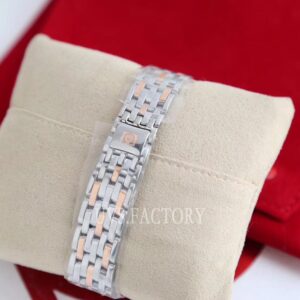 ĐỒNG HỒ NỮ OMEGA DE VILLE SUPER FAKE NHÀ MÁY UVS FACTORY ROSE GOLD 32MM 5 ĐỒNG HỒ NỮ OMEGA DE VILLE SUPER FAKE NHÀ MÁY UVS FACTORY ROSE GOLD 32MM