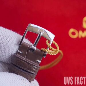 ĐỒNG HỒ NỮ OMEGA DE VILLE FAKE CAO CẤP NHÀ MÁY UVS DÂY DA NÂU 32MM 4 ĐỒNG HỒ NỮ OMEGA DE VILLE FAKE CAO CẤP NHÀ MÁY UVS DÂY DA NÂU 32MM