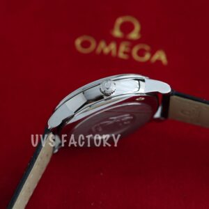 ĐỒNG HỒ NỮ OMEGA DE VILLE SUPER FAKE NHÀ MÁY UVS DÂY DA ĐEN 32MM 2 ĐỒNG HỒ NỮ OMEGA DE VILLE SUPER FAKE NHÀ MÁY UVS DÂY DA ĐEN 32MM