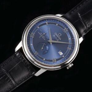 ĐỒNG HỒ NAM OMEGA DE VILLE SUPER FAKE NHÀ MÁY AZ MẶT XANH CHỈA TIA 40MM 1 ĐỒNG HỒ NAM OMEGA DE VILLE SUPER FAKE NHÀ MÁY AZ MẶT XANH CHỈA TIA 40MM