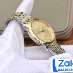 ĐỒNG HỒ NAM OMEGA DE VILLE FAKE 1:1 NHÀ MÁY VK VIỀN TRƠN MẶT VÀNG 36.8MM 2 ĐỒNG HỒ NAM OMEGA DE VILLE FAKE 1:1 NHÀ MÁY VK VIỀN TRƠN MẶT VÀNG 36.8MM