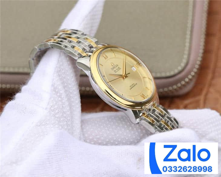 ĐỒNG HỒ NAM OMEGA DE VILLE FAKE 1:1 NHÀ MÁY VK VIỀN TRƠN MẶT VÀNG 36.8MM ĐỒNG HỒ NAM OMEGA DE VILLE FAKE 1:1 NHÀ MÁY VK VIỀN TRƠN MẶT VÀNG 36.8MM