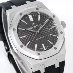 AUDEMARS PIGUET BEST REPLICA WATCHES ROYAL OAK GREY DIAL APS FACTORY 41MM 1 ĐỒNG HỒ AUDEMARS PIGUET ROYAL OAK REPLICA NHÀ MÁY APS MẶT SỐ GHI 41MM