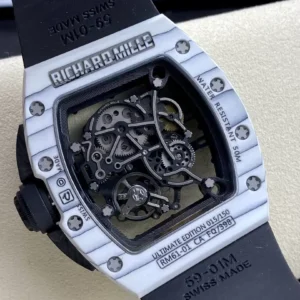 ĐỒNG HỒ NAM RICHARD MILLE RM61-01 REP 11 NHÀ MÁY RM VỎ CARBON TRẮNG 42MM 4 ĐỒNG HỒ NAM RICHARD MILLE RM61-01 REP 11 NHÀ MÁY RM VỎ CARBON TRẮNG 42MM