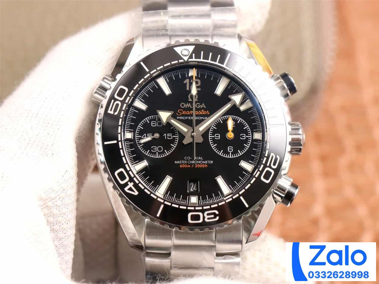 ĐỒNG HỒ NAM OMEGA SEAMASTER FAKE 1:1 NHÀ MÁY OM MẶT SỐ ĐEN THỂ THAO 45MM ĐỒNG HỒ NAM OMEGA SEAMASTER FAKE 1:1 NHÀ MÁY OM MẶT SỐ ĐEN THỂ THAO 45MM