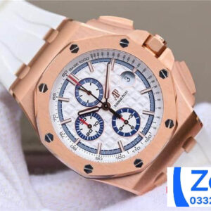 ĐỒNG HỒ AUDEMARS PIGUET ROYAL OAK OFFSHORE 264080 REP NHÀ MÁY JF MẶT TRẮNG 44MM 1 ĐỒNG HỒ AUDEMARS PIGUET ROYAL OAK OFFSHORE 264080 REP NHÀ MÁY JF MẶT TRẮNG 44MM