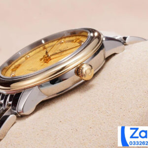 ĐỒNG HỒ NỮ OMEGA DE VILLE FAKE 1:1 NHÀ MÁY UVS FACTORY MẶT VÀNG 32.7MM 3 ĐỒNG HỒ NỮ OMEGA DE VILLE FAKE 1:1 NHÀ MÁY UVS FACTORY MẶT VÀNG 32.7MM