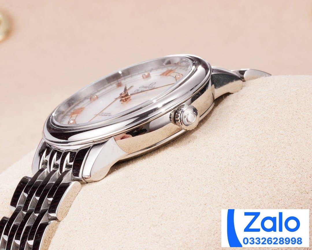 ĐỒNG HỒ NỮ OMEGA DE VILLE FAKE 11 NHÀ MÁY UVS FACTORY VÀNG HỒNG 32.7MM ĐỒNG HỒ NỮ OMEGA DE VILLE FAKE 11 NHÀ MÁY UVS FACTORY VÀNG HỒNG 32.7MM